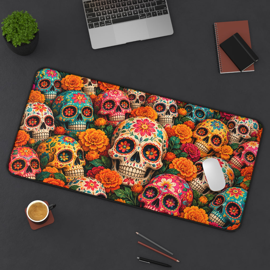 Floral Sugar Skulls | Colourful Folk Art Skull Garden