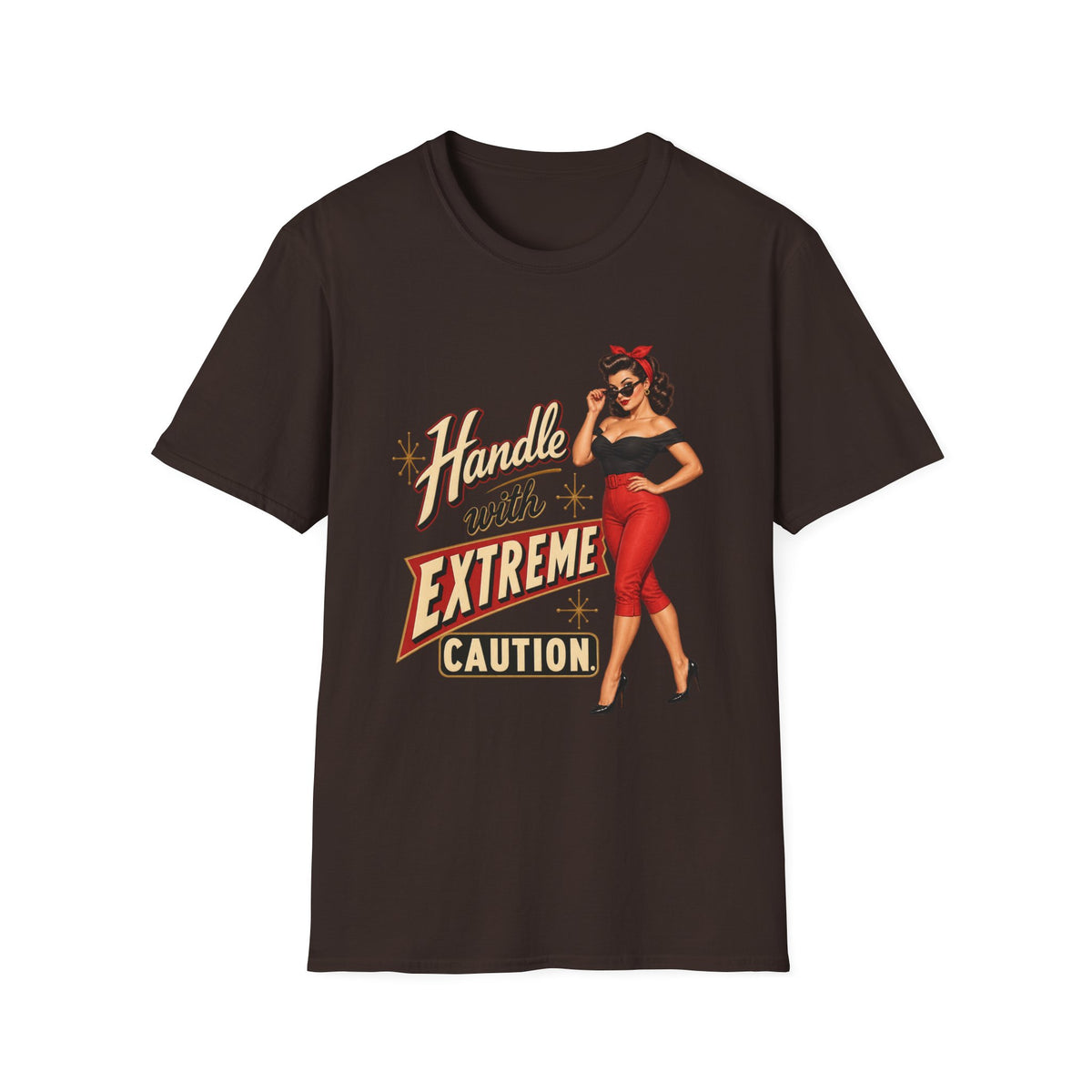 Handle With Extreme Caution Pinup Tee