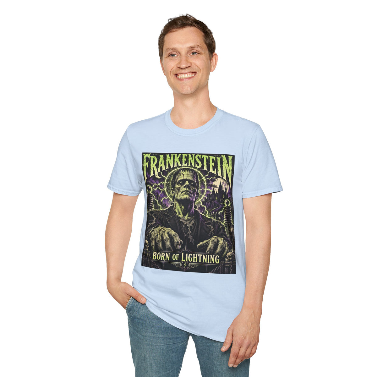 Frankenstein Born of Lightning T-Shirt
