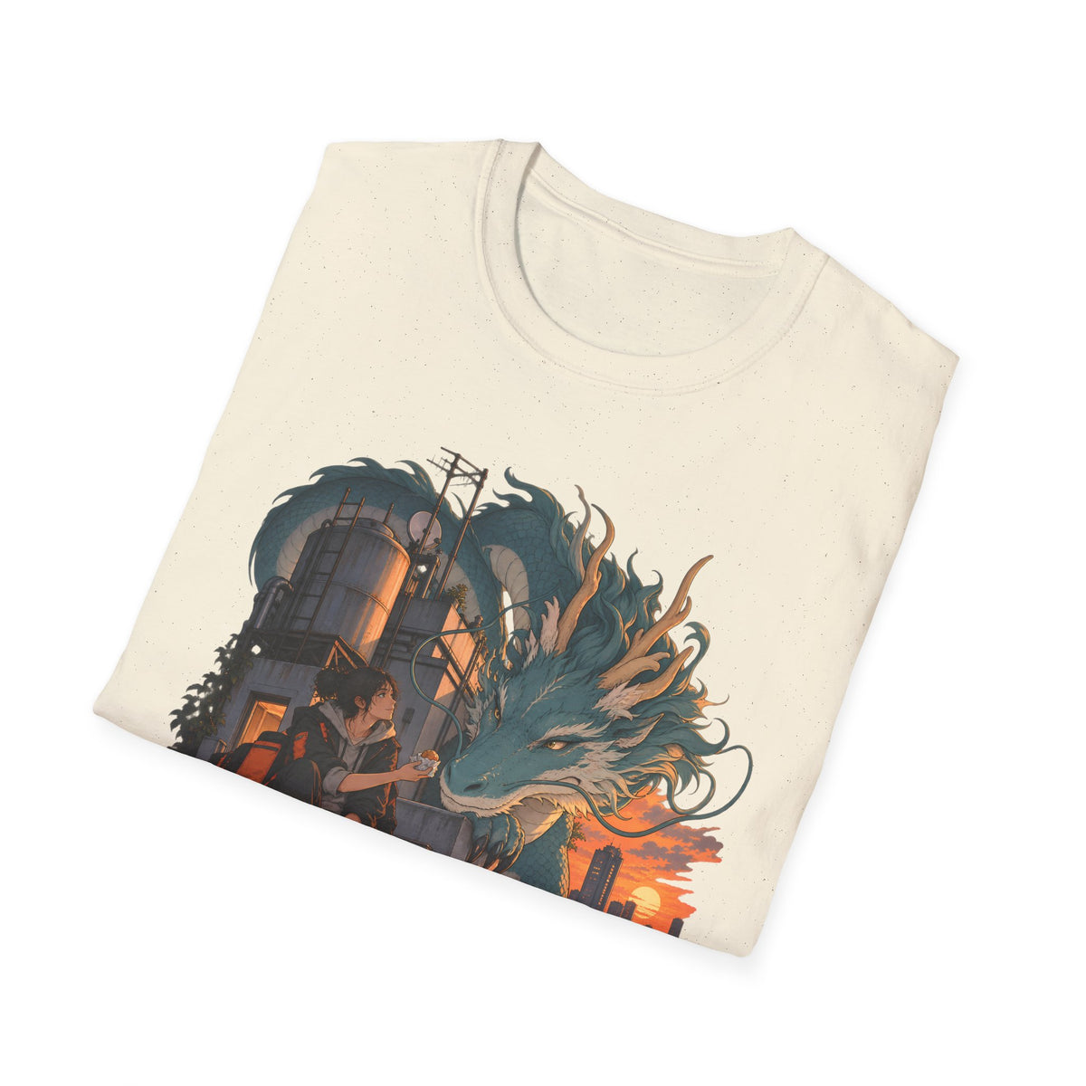 Serpent Cityscape | Urban Japanese Dragon T-Shirt