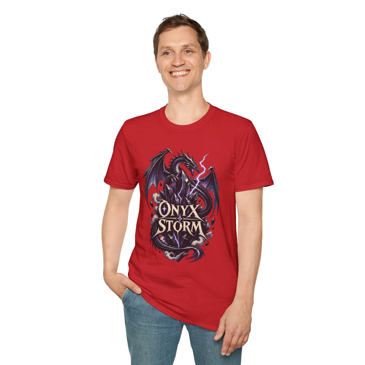Onyx Storm | Fantasy Book Readers Dragon T-Shirt