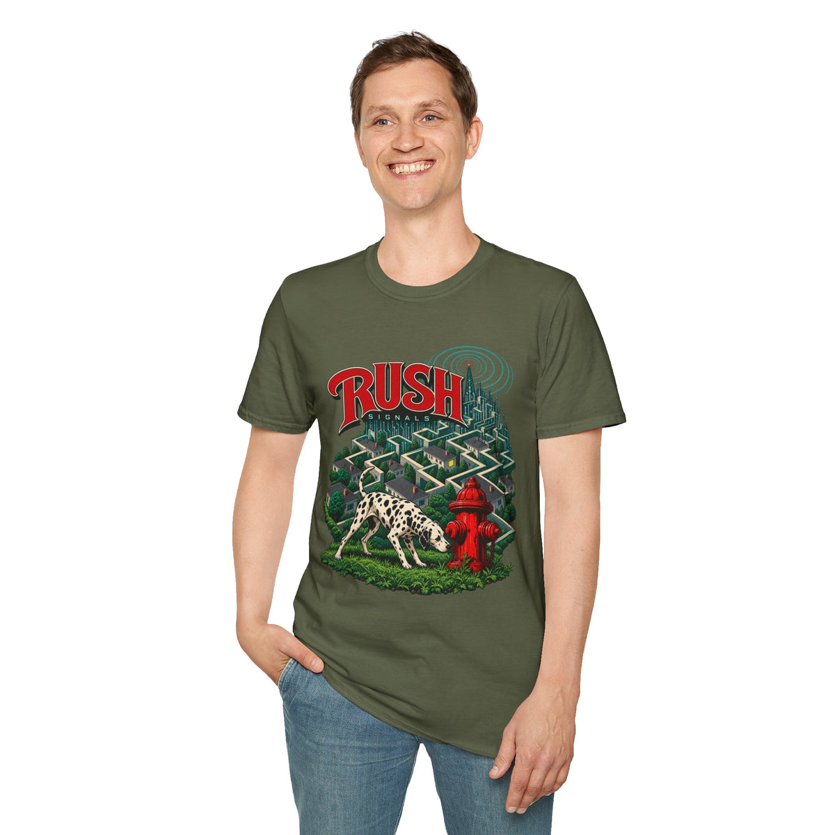 Rush | Signals | Prog Band Band Dalmatian T‑Shirt