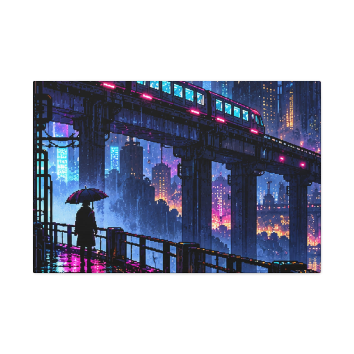 Stretched Matte Canvas Print — 1.25" Depth (Custom Design)