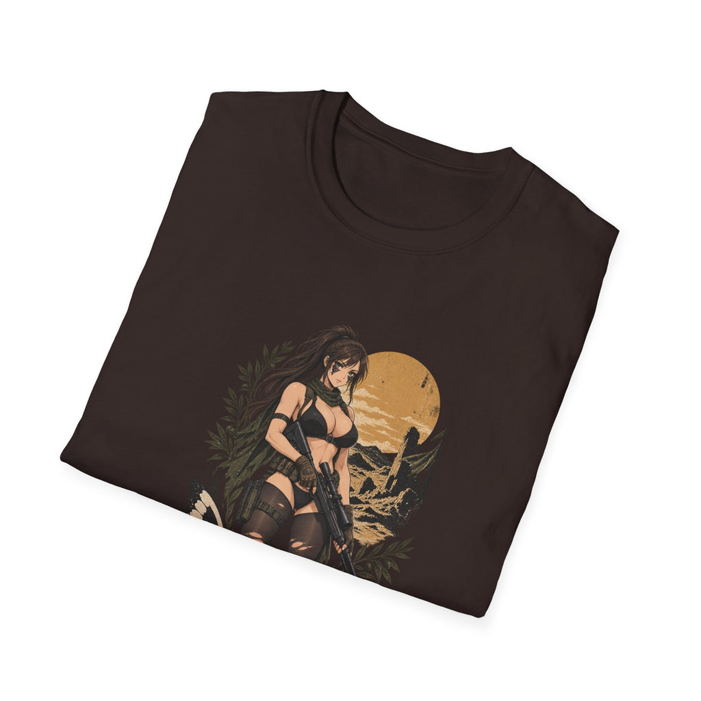 Quiet | Metal Gear | Sexy Sniper Pin up Fantasy Warrior Woman T-Shirt