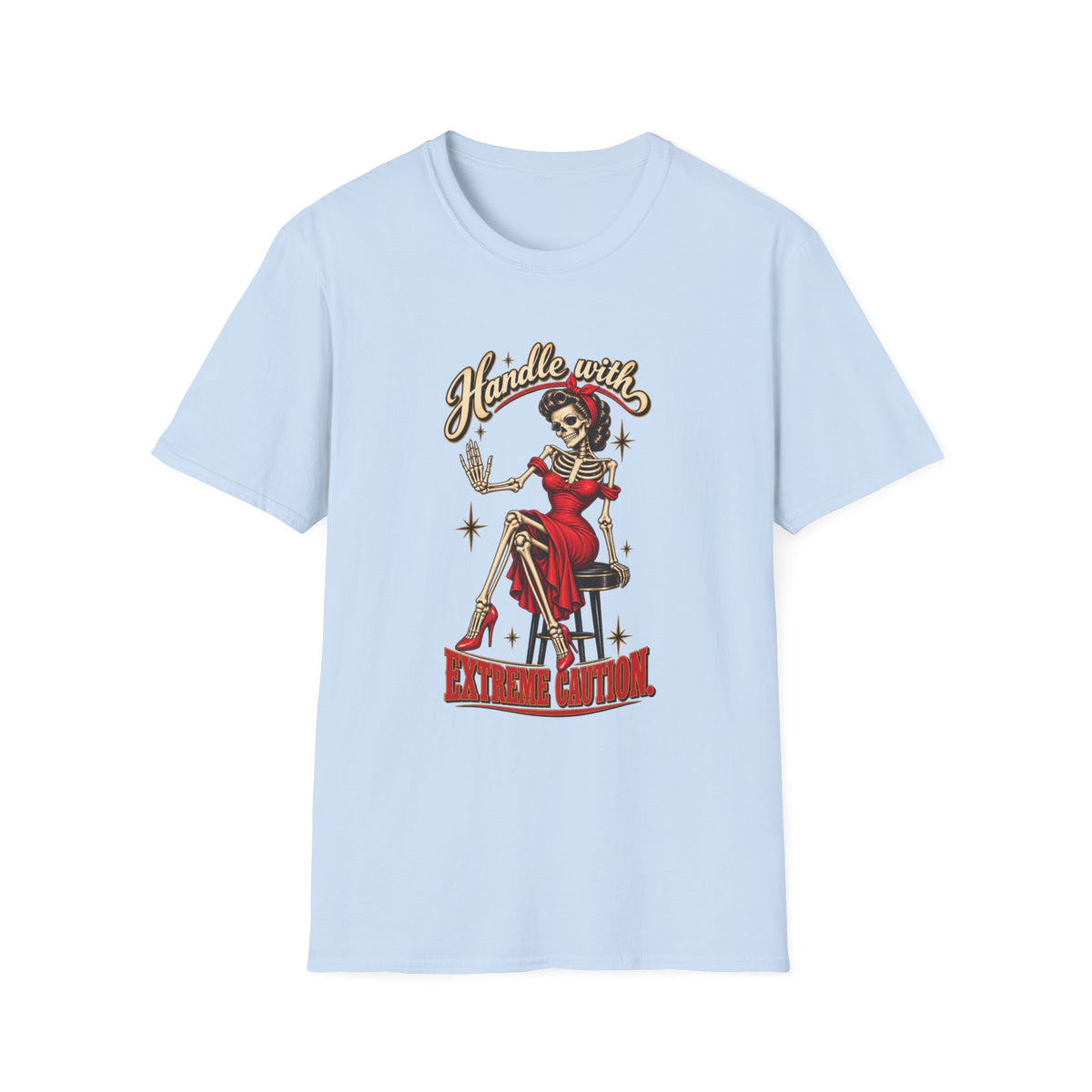 Pinup Skeleton | Handle With Care Tee