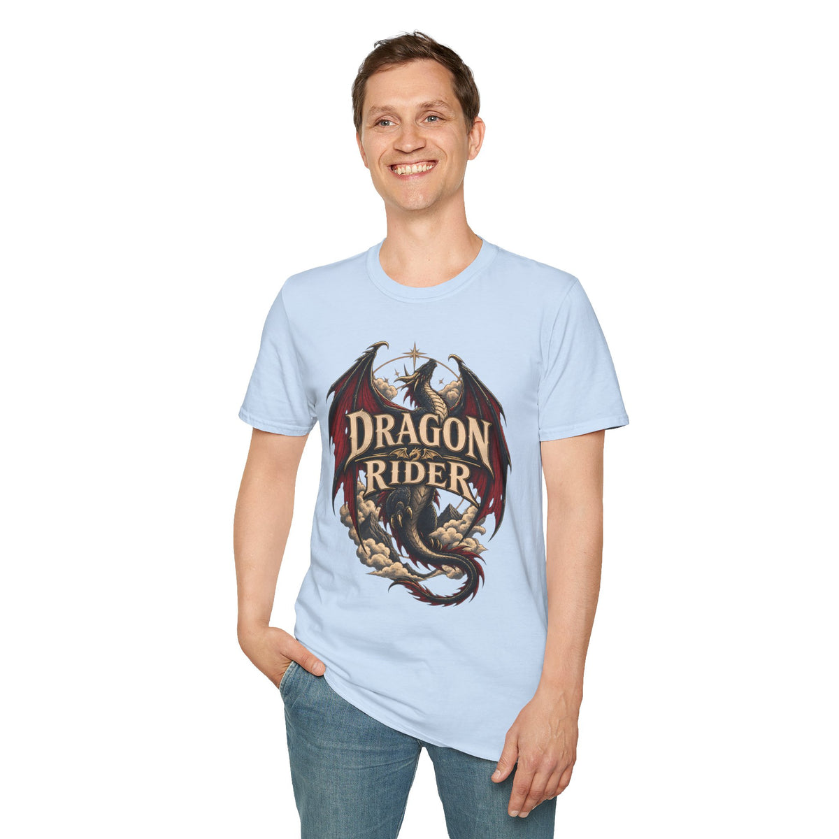 Dragon Rider | Fourth Wing Fantasy Book Inspired Dragon T-Shirt