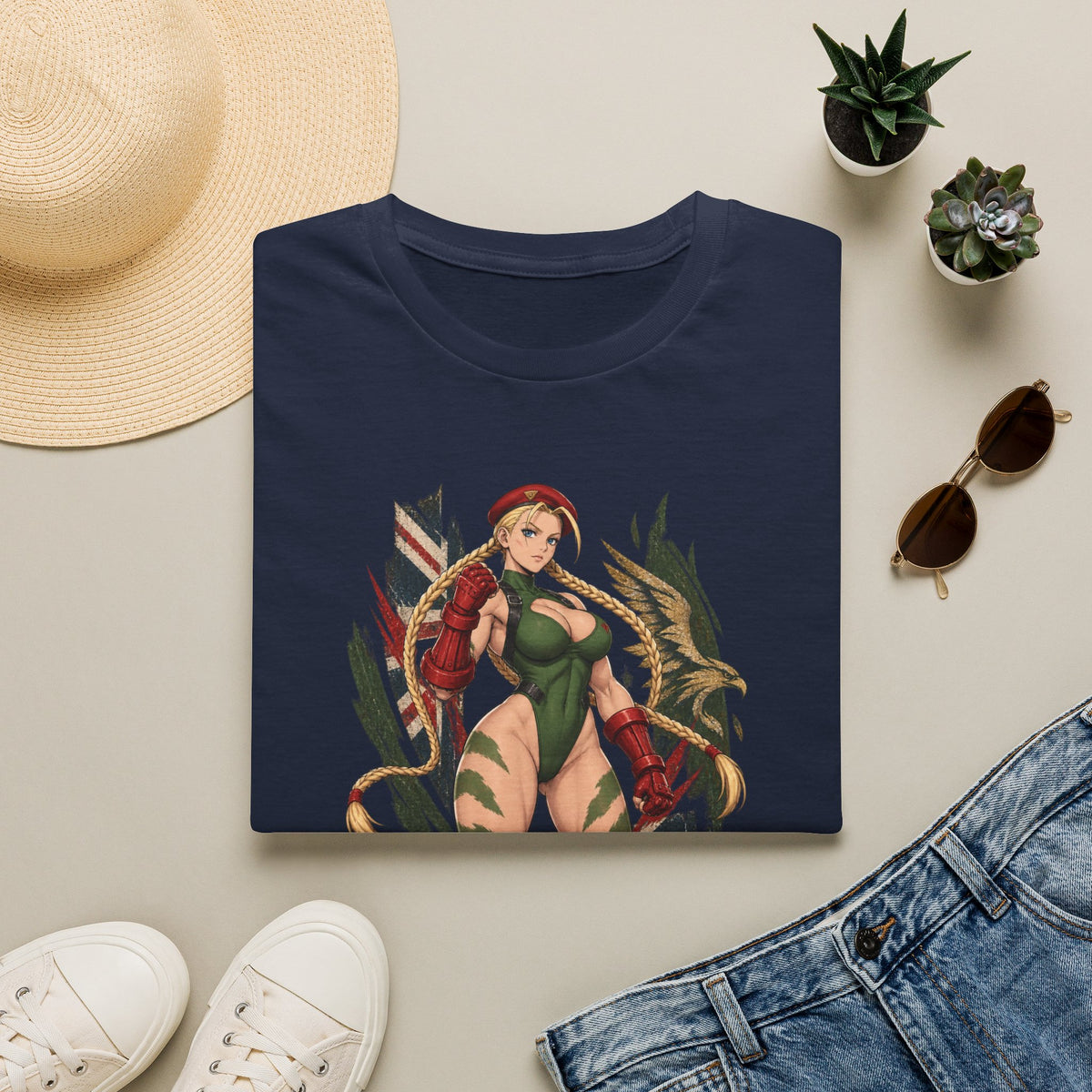 Street Fighter Cammy | Pin Up Style Cammy Shirt From Street Fighter