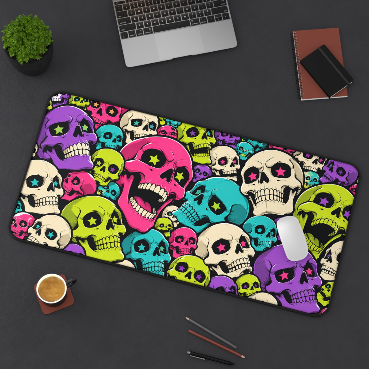 Cartoon Skull Party | Colourful Pop Art Skull Design