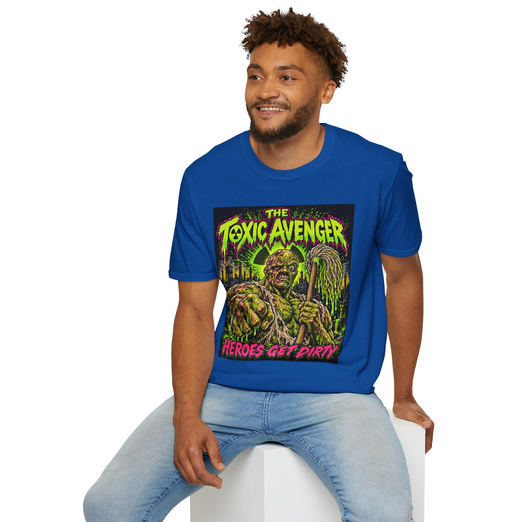 T-Shirt — The Toxic Avenger Graphic Tee (“Heroes Get Dirty”)