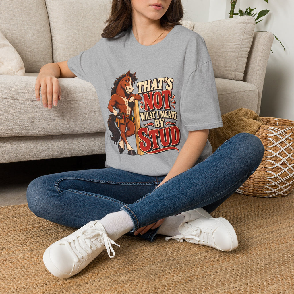 The Wrong Kind of Stud | Funny Horse Graphic T-Shirt