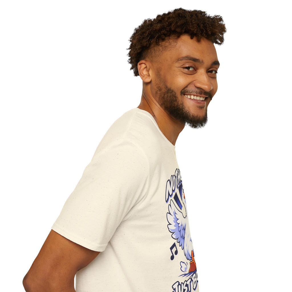 Cute Goose | No Thoughts, Just Boss Music T Shirt