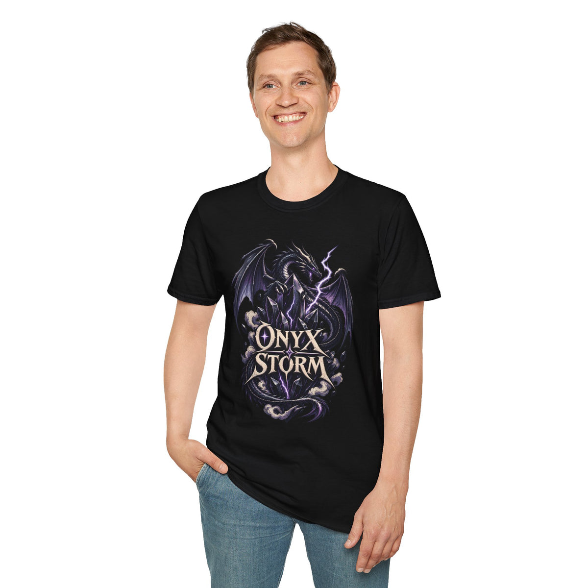 Onyx Storm | Fantasy Book Readers Dragon T-Shirt