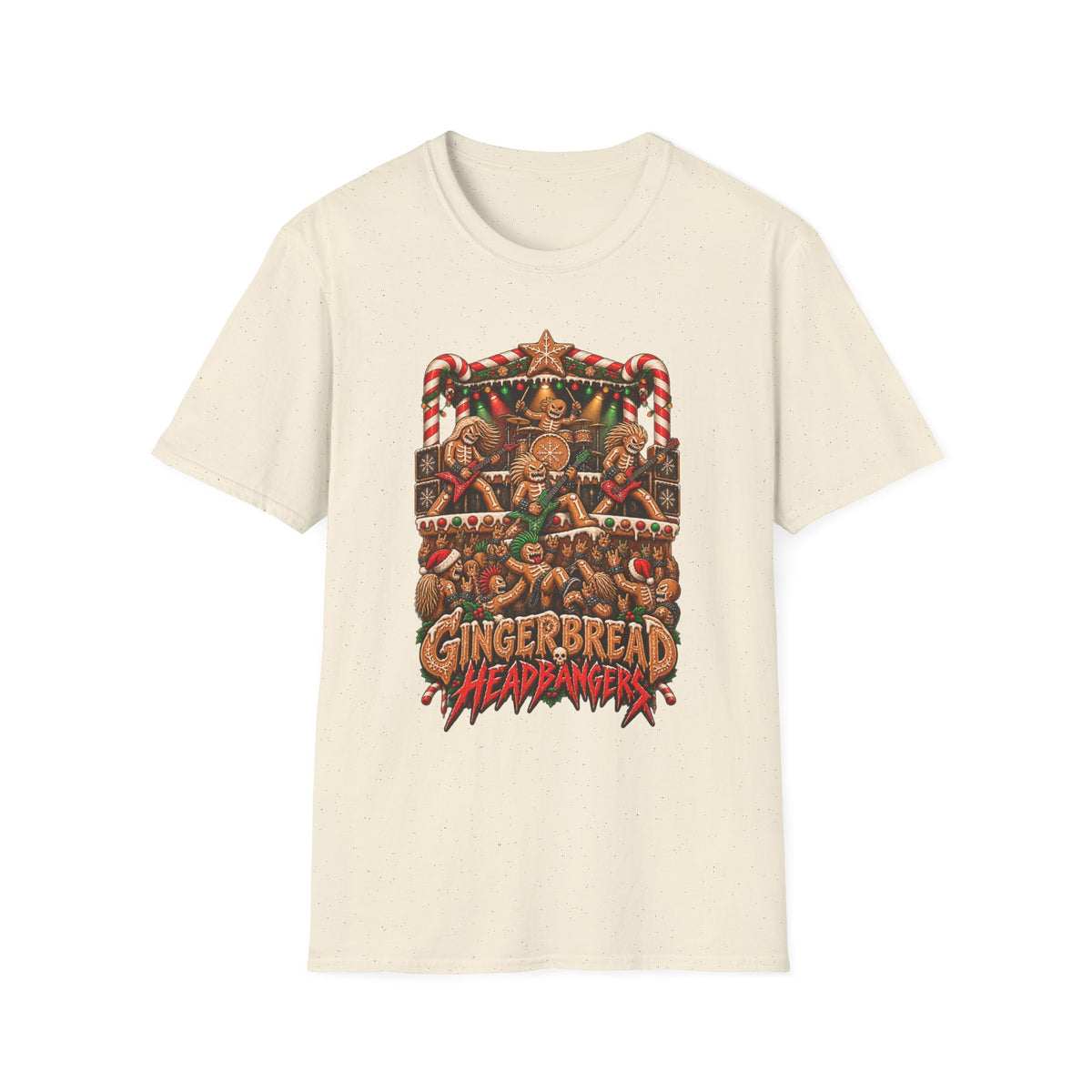 Gingerbread Headbangers | Christmas T-Shirt