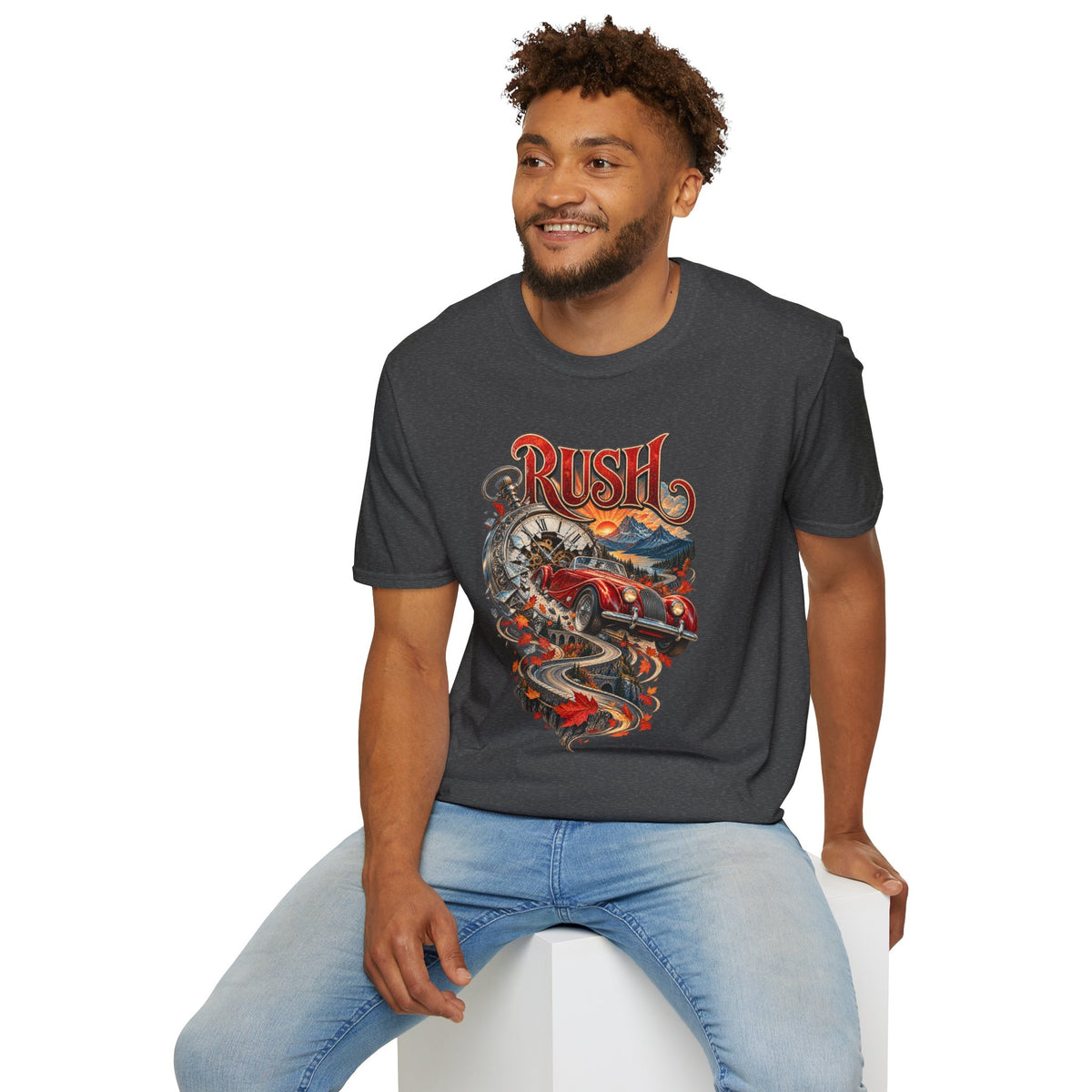 Rush | Prog Band | Red Barchetta | Graphic T-Shirt