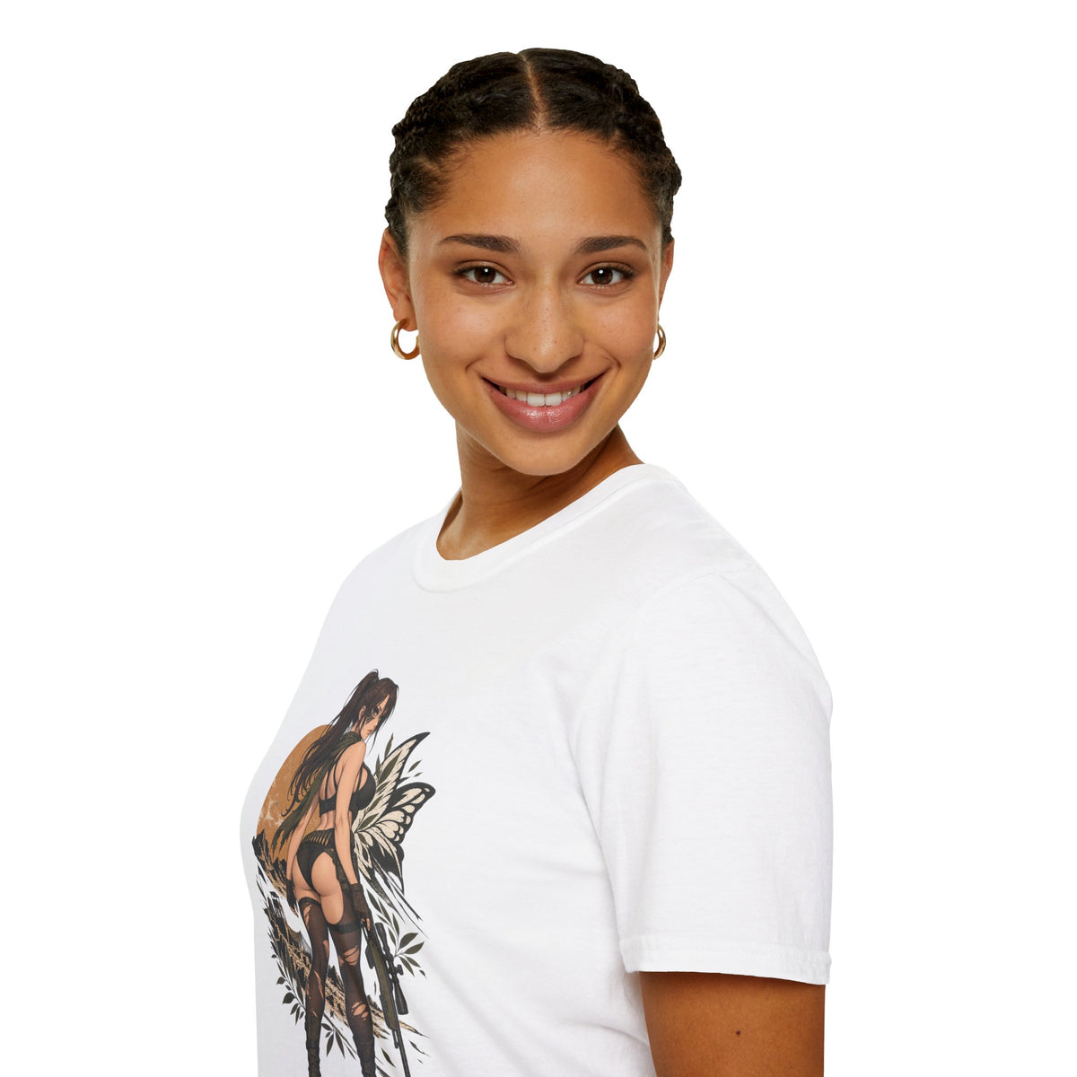 Metal Gear | Quiet | Sexy Pin Up Fantasy Sniper Girl T-Shirt