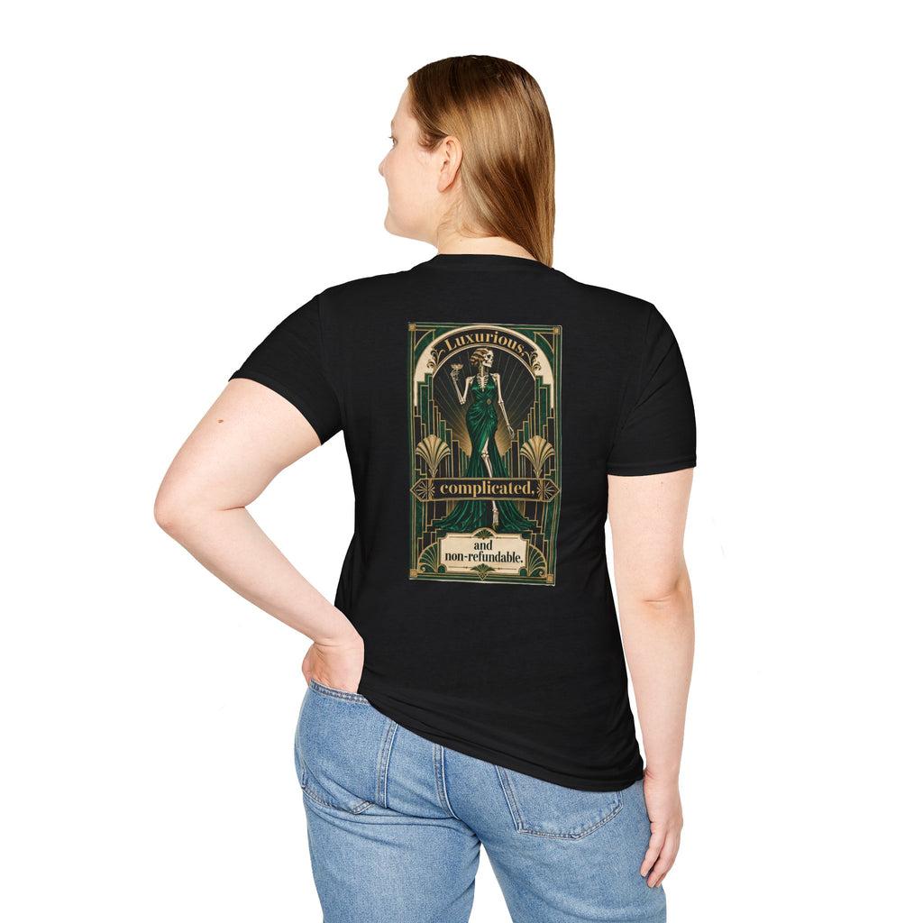 Luxurious, Complicated, Non-Refundable | Double-Sided Tee