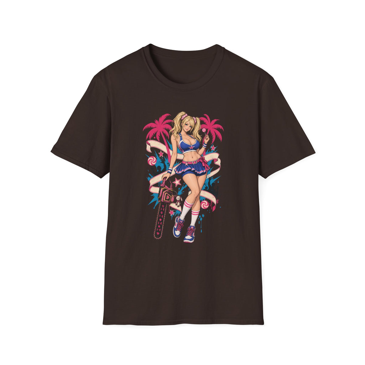 Juliet Starling | Lollipop Chainsaw | Retro Pin Up Girl | Beach Babe T-Shirt