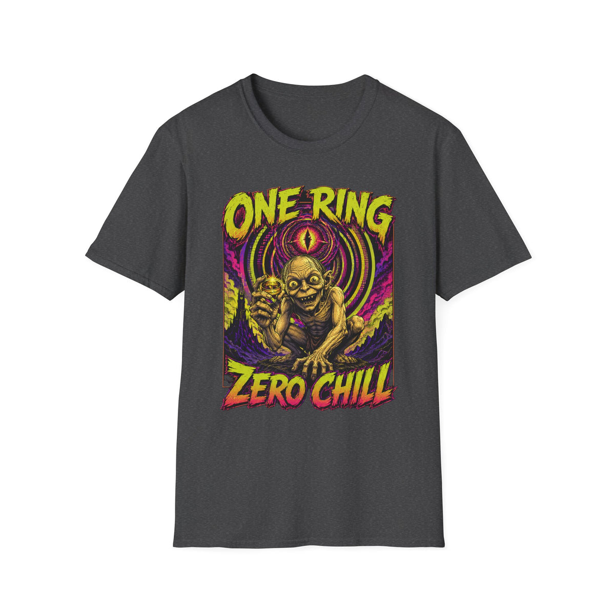 One Ring Zero Chill T-Shirt — Gollum Fantasy Horror Graphic Tee