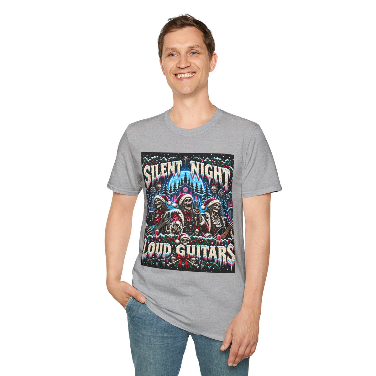 Silent Night Loud Guitars T-Shirt