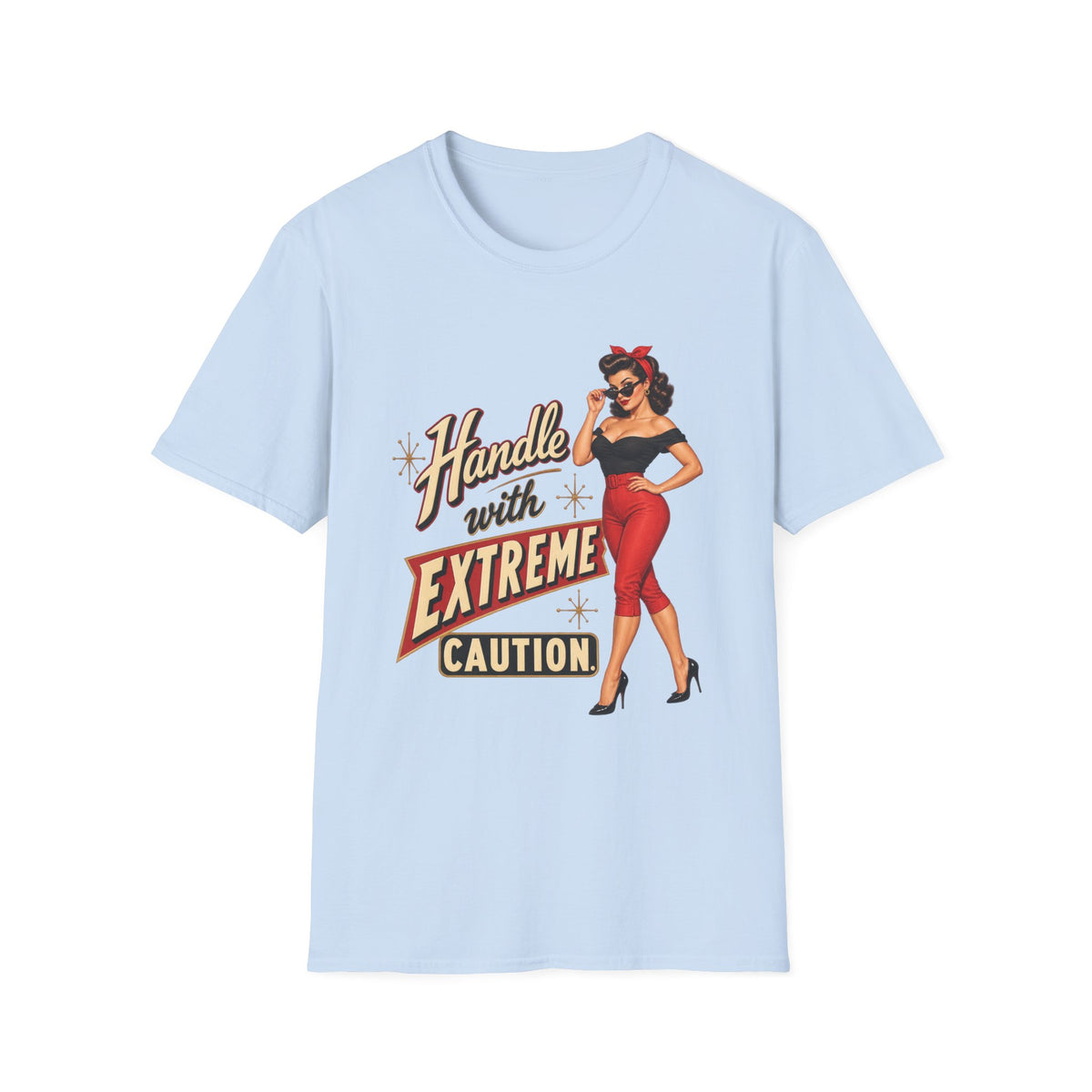 Handle With Extreme Caution Pinup Tee