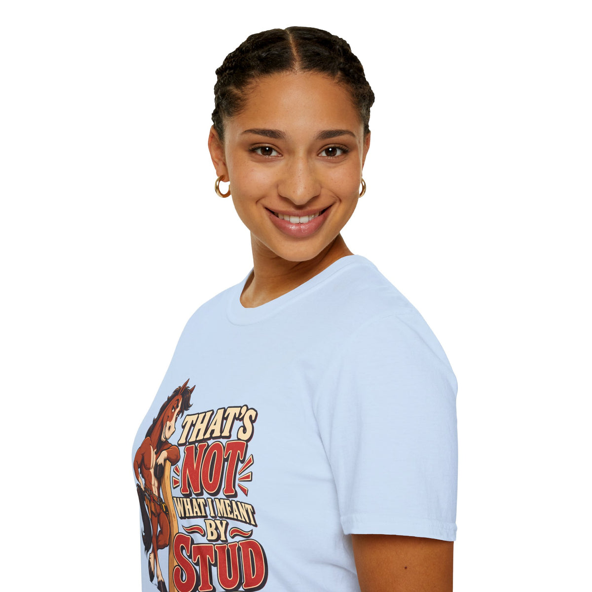 The Wrong Kind of Stud | Funny Horse Graphic T-Shirt