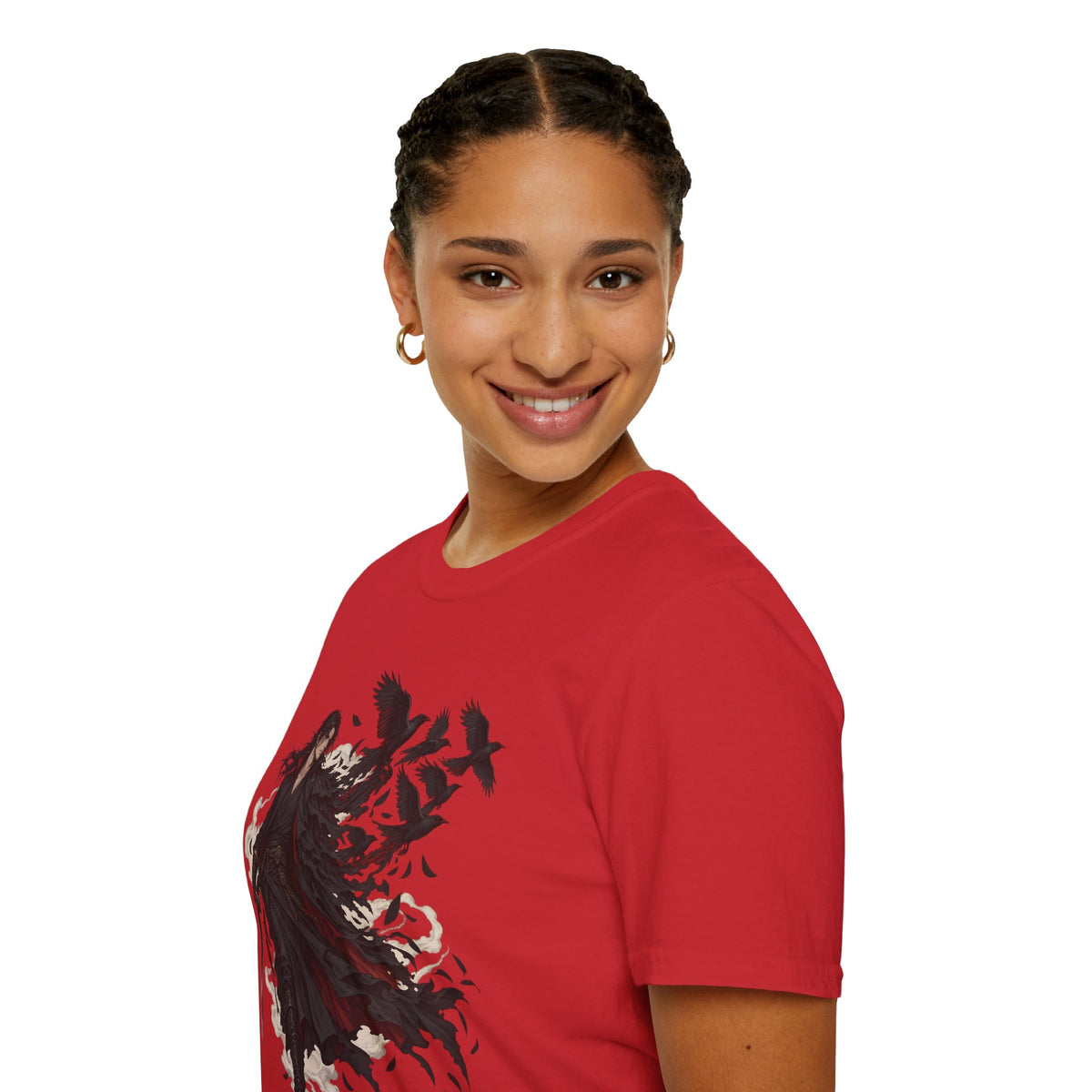 Dark Samurai | Raven Warrior Spirit | Graphic T Shirt