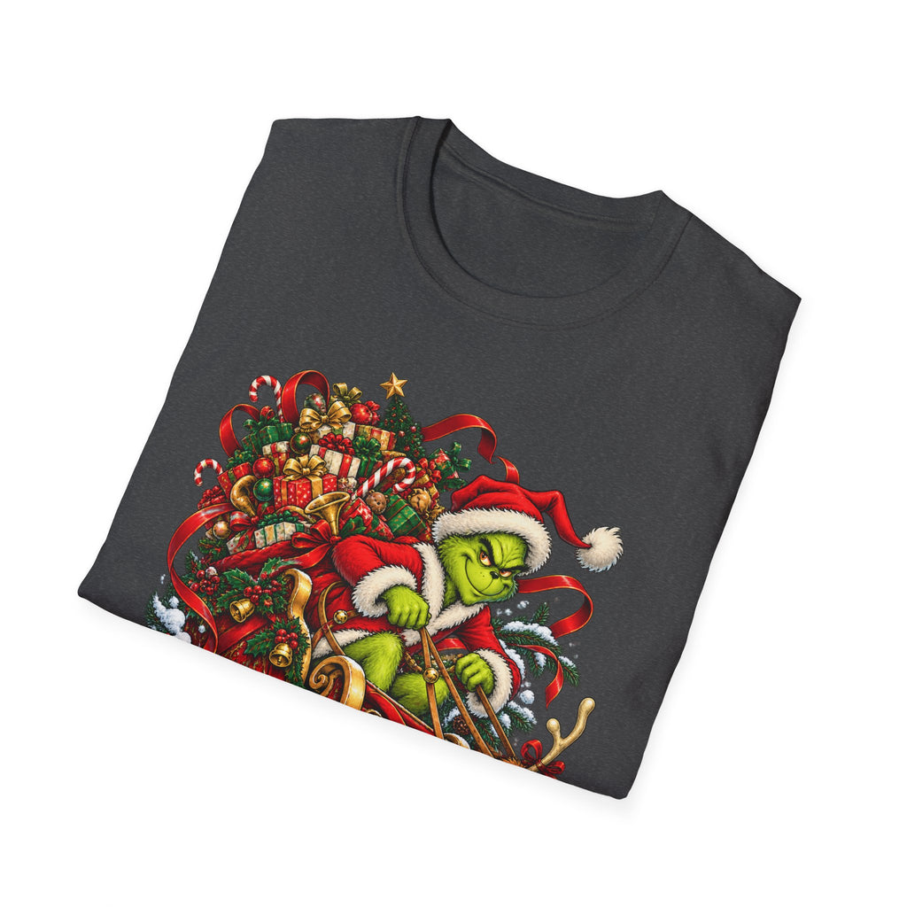 Grinch & Max Sleigh Ride | Funny Christmas T Shirt