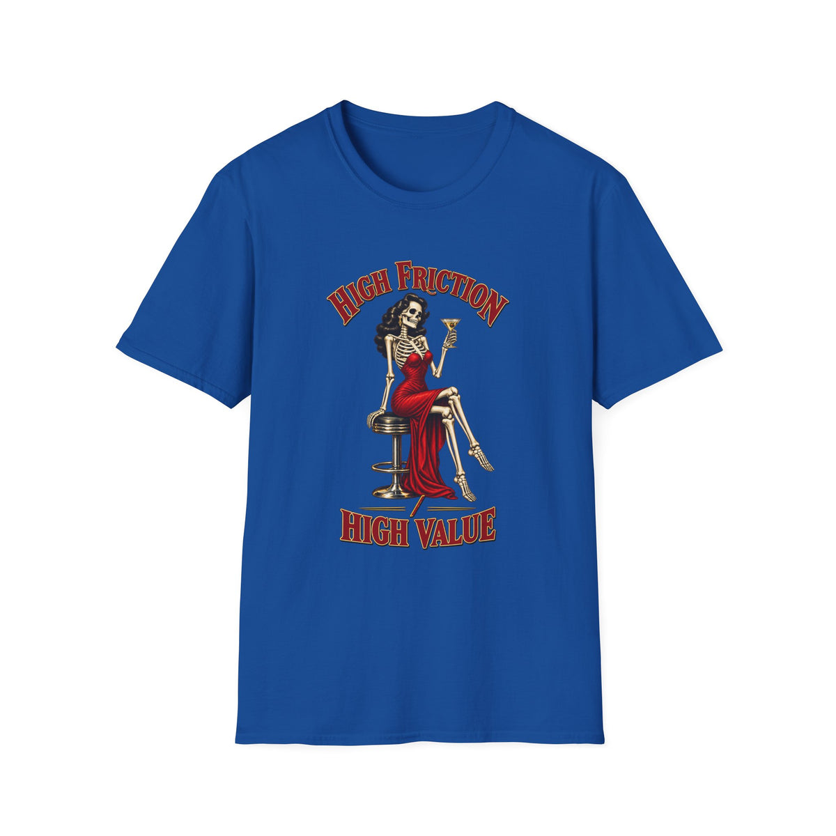 High Friction High Value | Pinup Skeleton Graphic Tee