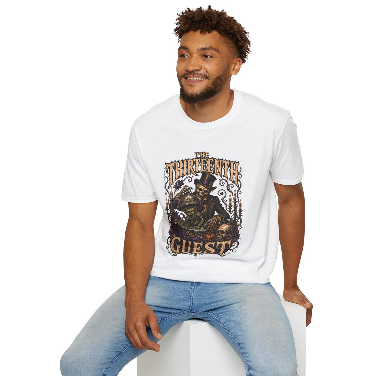 The Thirteenth Guest T-Shirt - Vintage Halloween Horror Graphic Tee