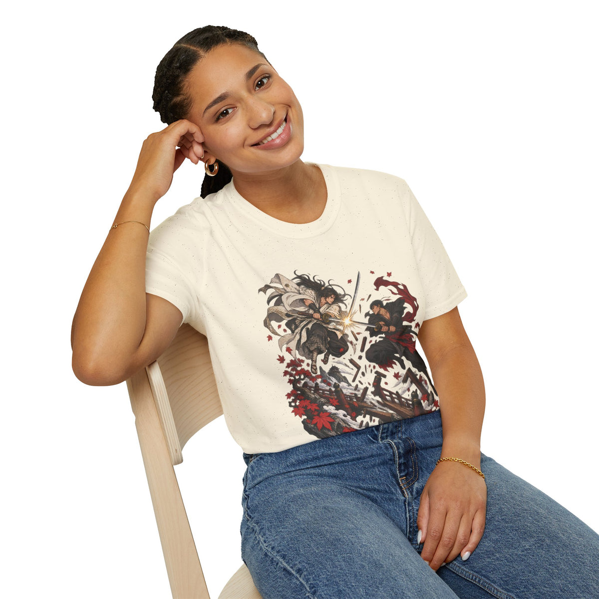 Battle of Broken Bridges | Anime Japanese Samurai Battle T-Shirt