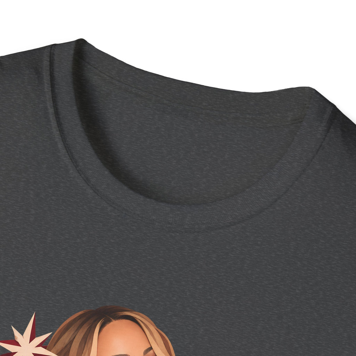Mariah Carey | Holiday Diva Graphic Tee | Retro Red Star Portrait