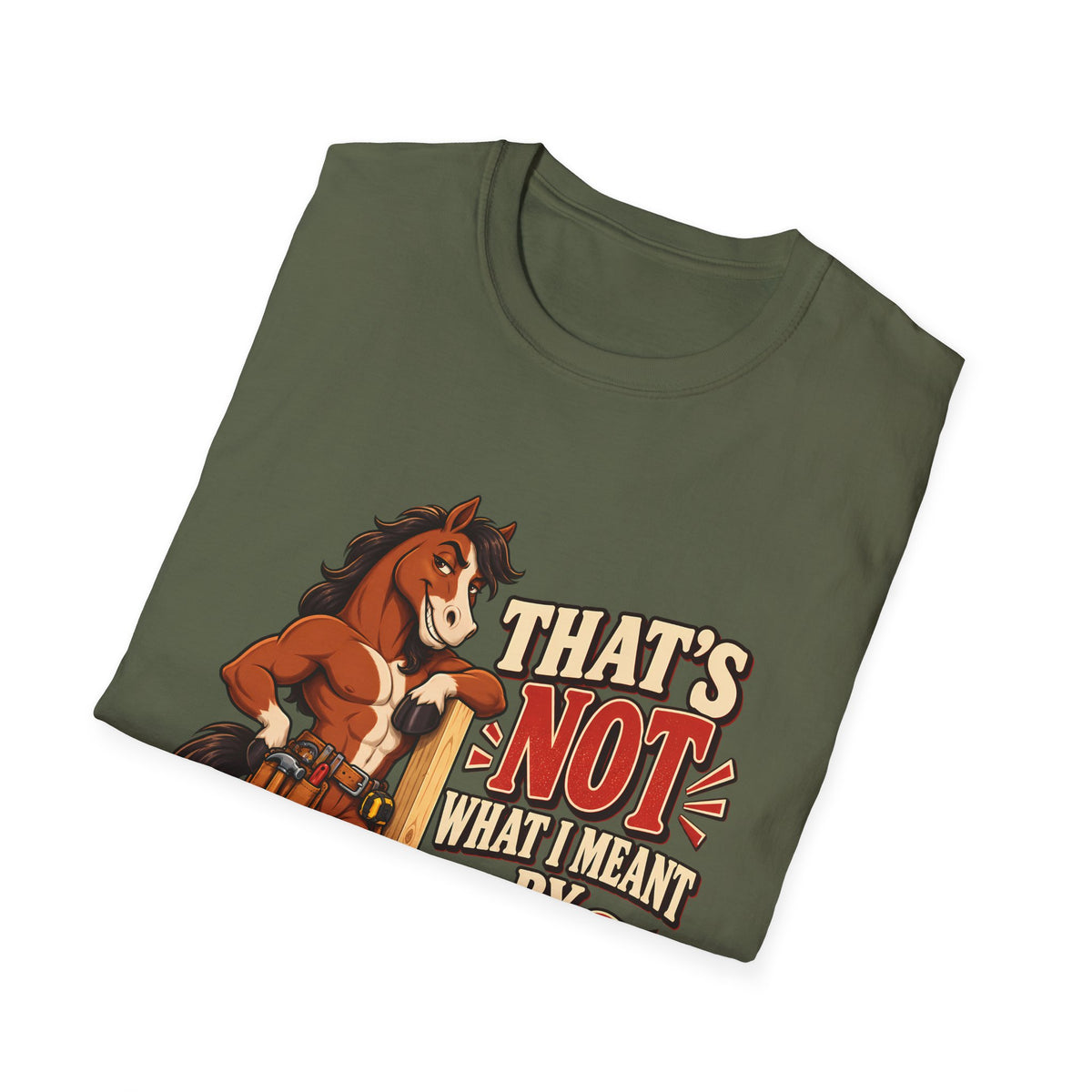 The Wrong Kind of Stud | Funny Horse Graphic T-Shirt