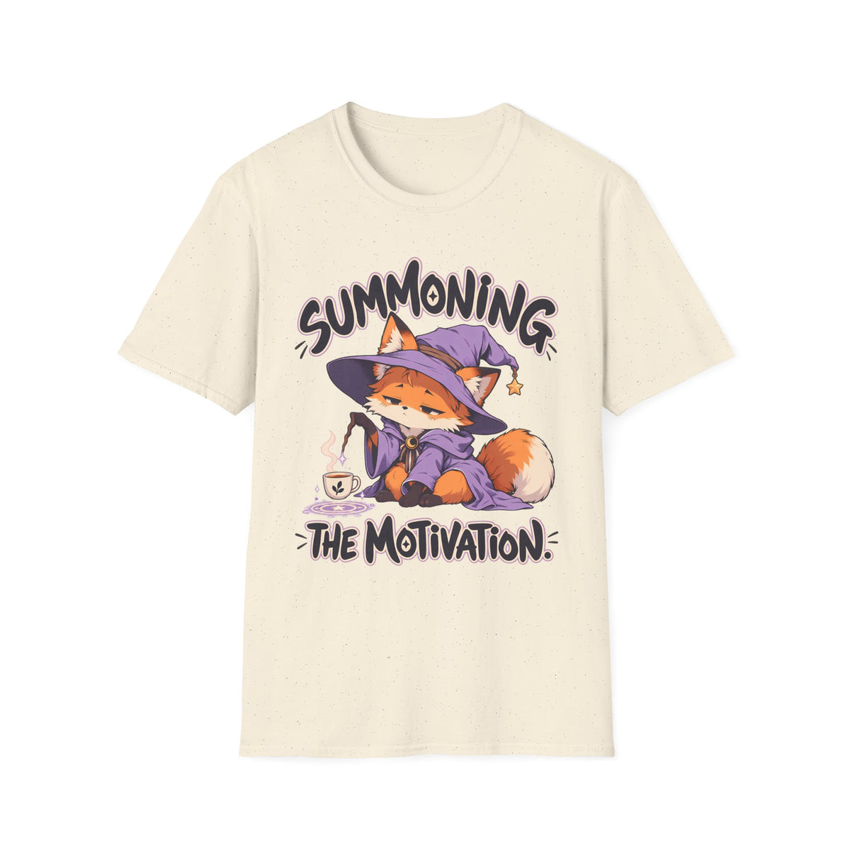 Summoning The Motivation | Cute Anime Fox T-Shirt