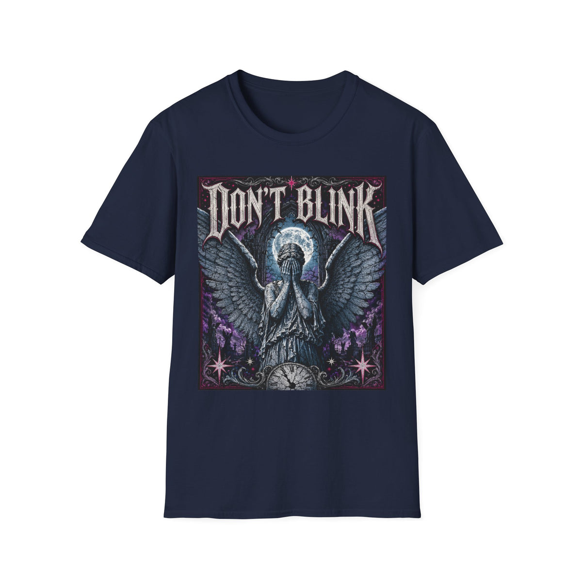 Don't Blink T-Shirt — Gothic Weeping Angel Graphic Tee