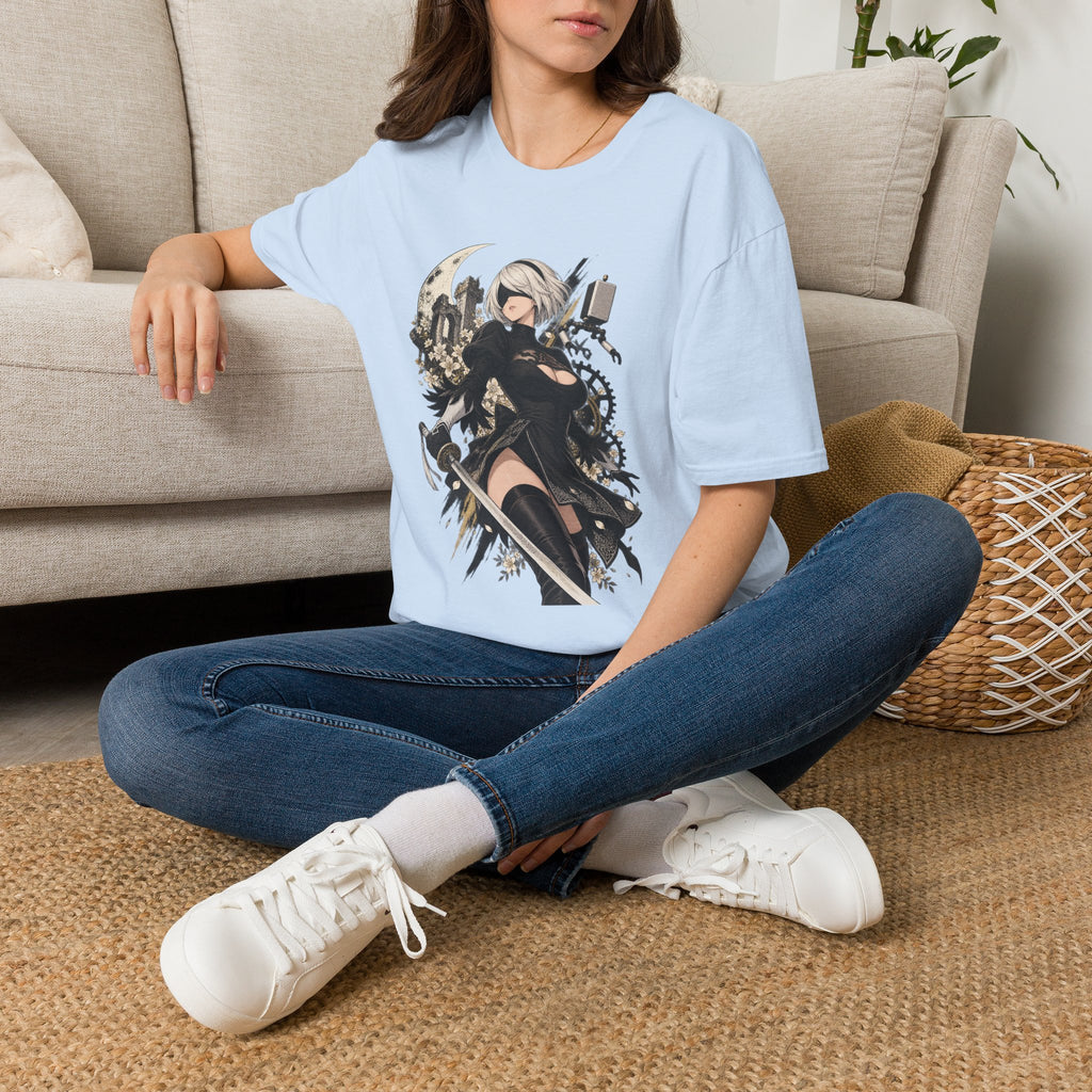 2B | Nier Automata | Anime Swordgirl Pin Up T-Shirt