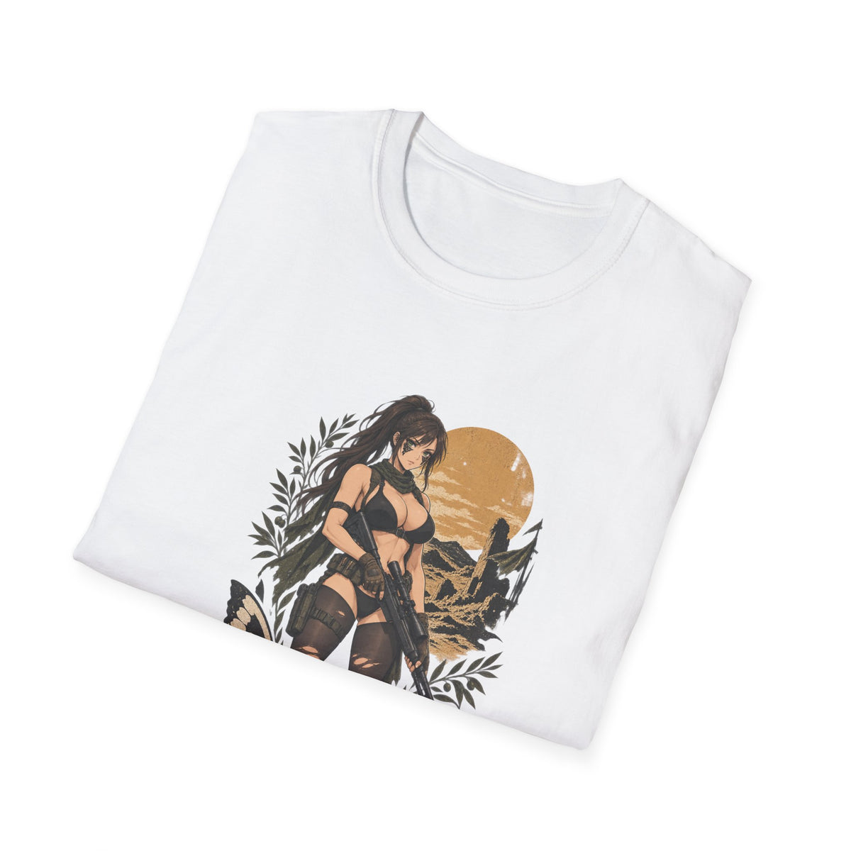 Quiet | Metal Gear | Sexy Sniper Pin up Fantasy Warrior Woman T-Shirt