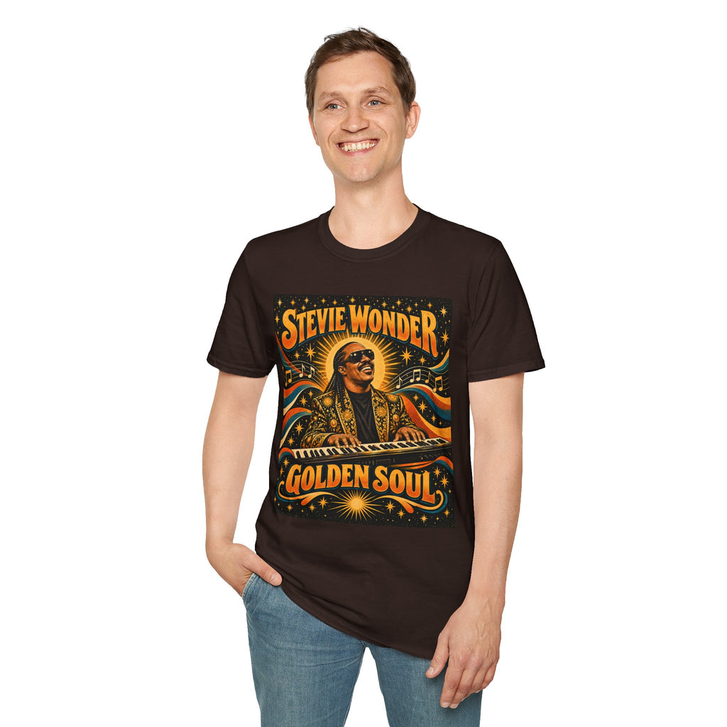 Stevie Wonder Golden Soul T‑Shirt