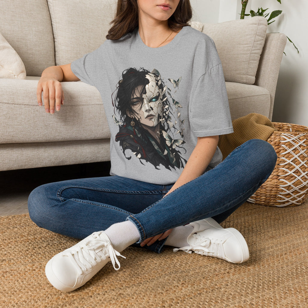 Mask Unfurls | Japanese Anime Style Mask Graphic Shirt