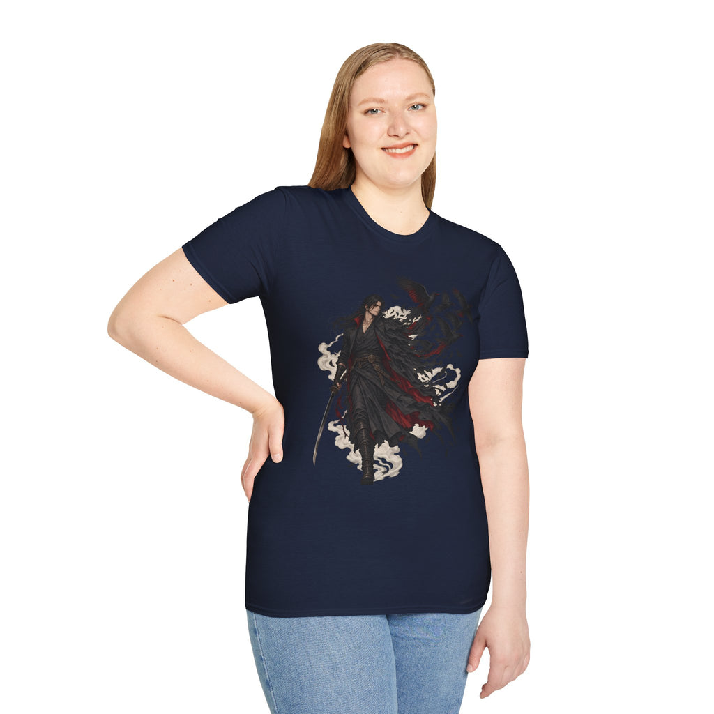Dark Samurai | Raven Warrior Spirit | Graphic T Shirt