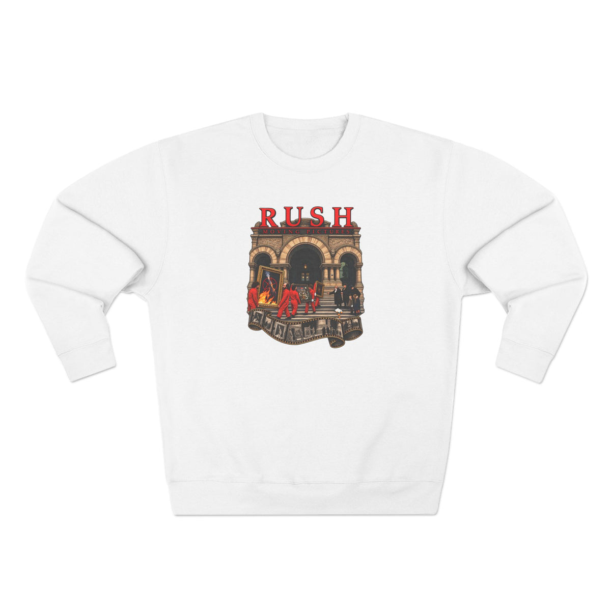 Rush | Moving Pictures | Band Album Art Crewneck Sweatshirt