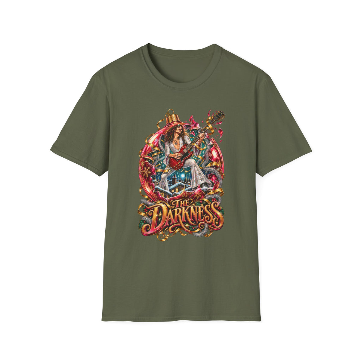 The Darkness | Christmas Glam Rock Band T-Shirt