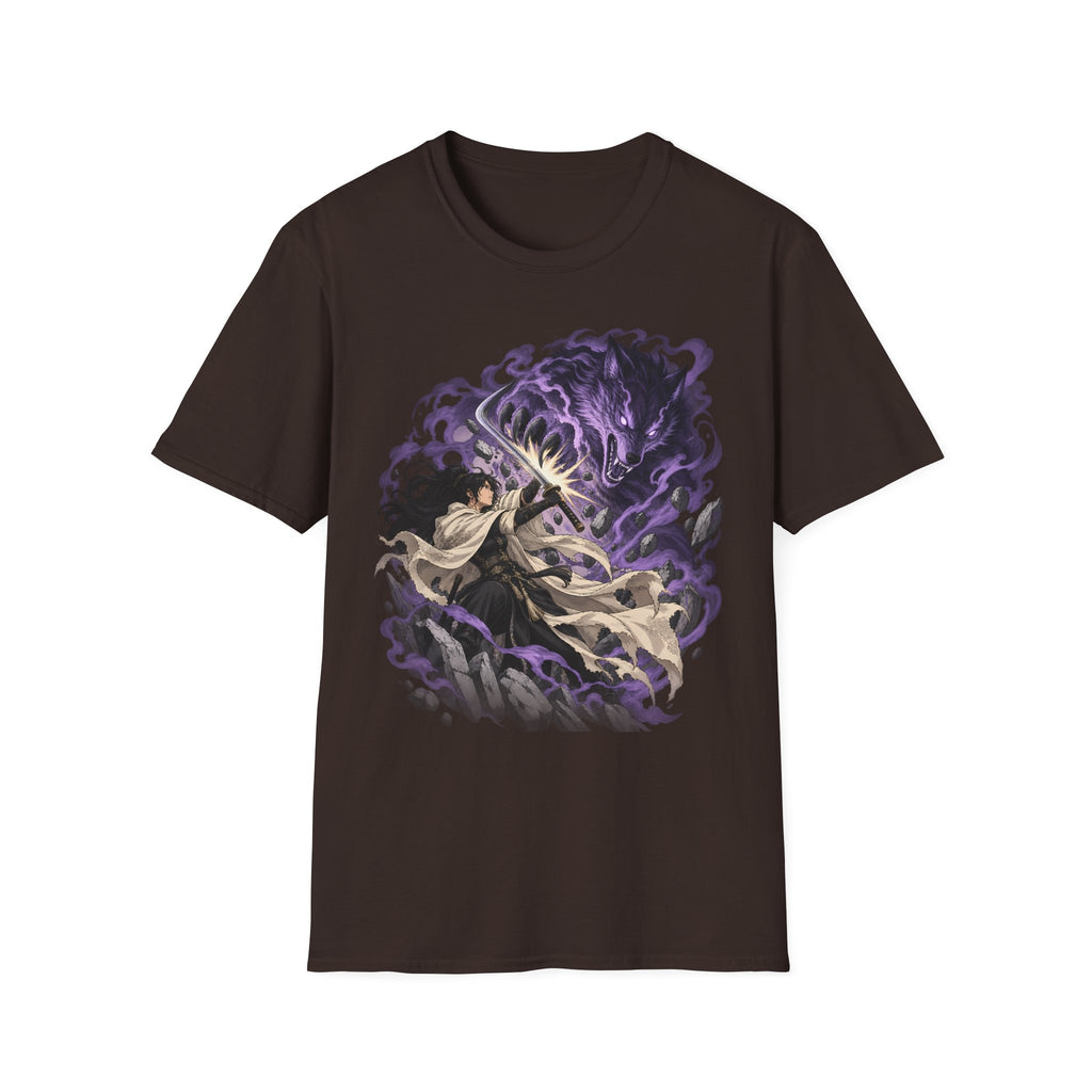 Trial of the Wolf | Samurai Anime Storm Warrior T-Shirt