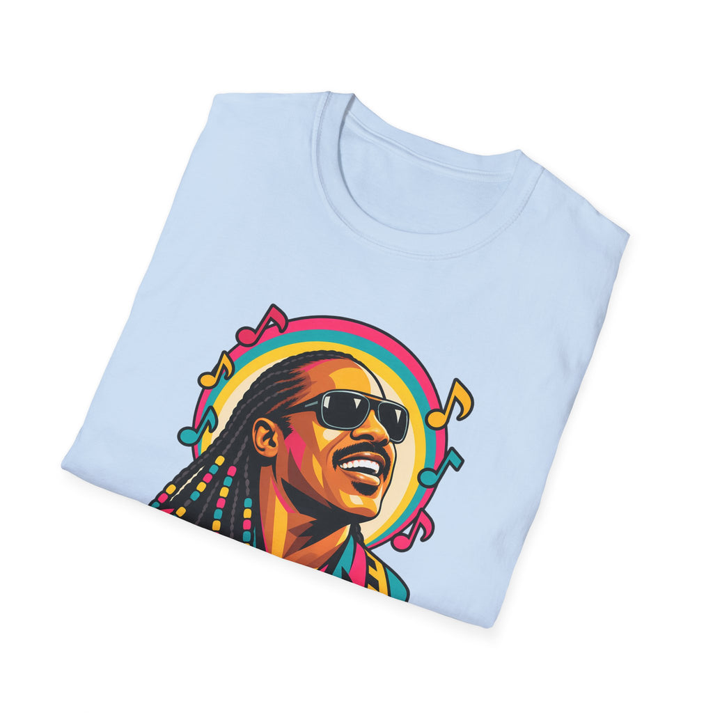 Stevie Wonder Life in Colour Music Legend Portrait T-Shirt