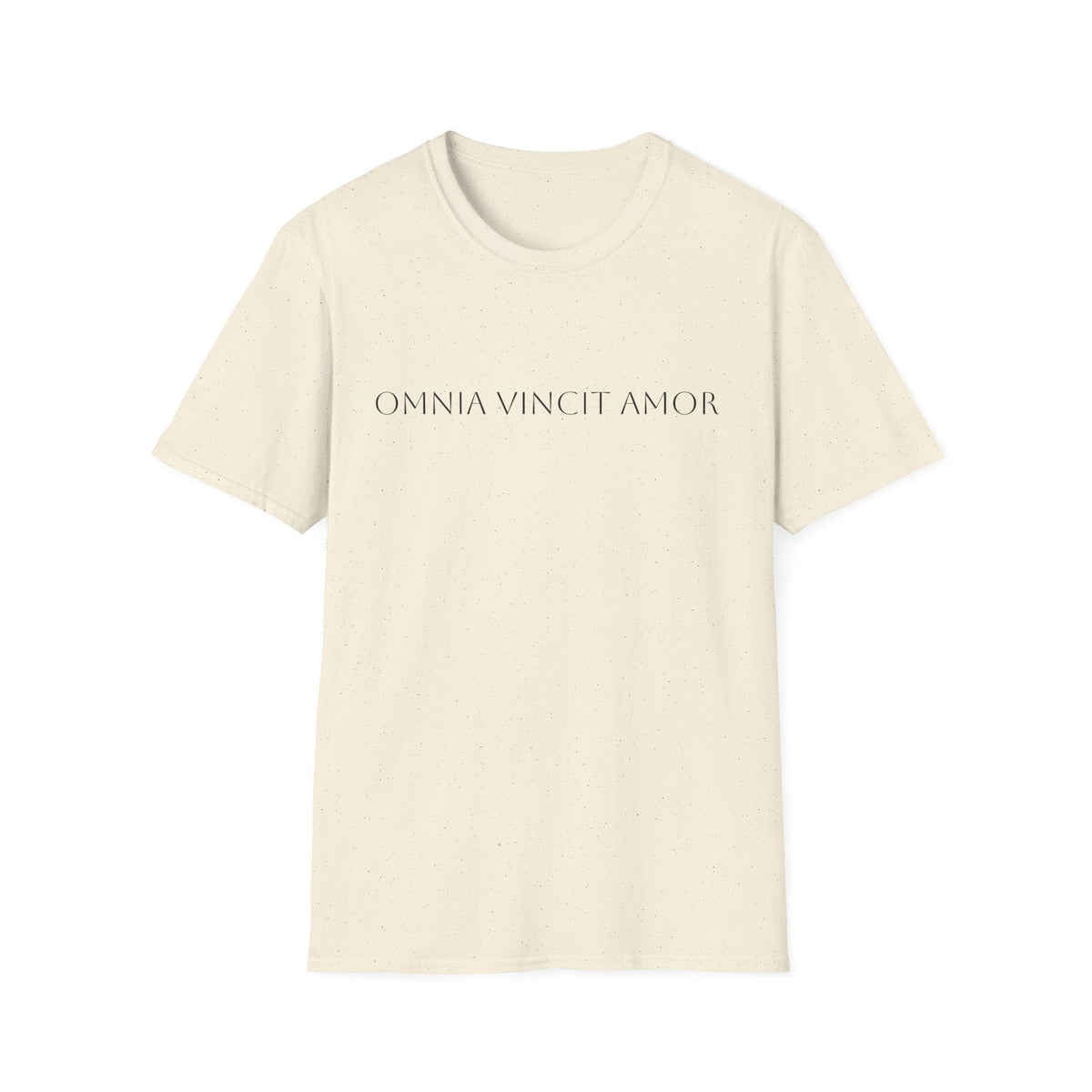 Omnia Vincit Amor T-Shirt — Minimal Latin Love Quote Tee