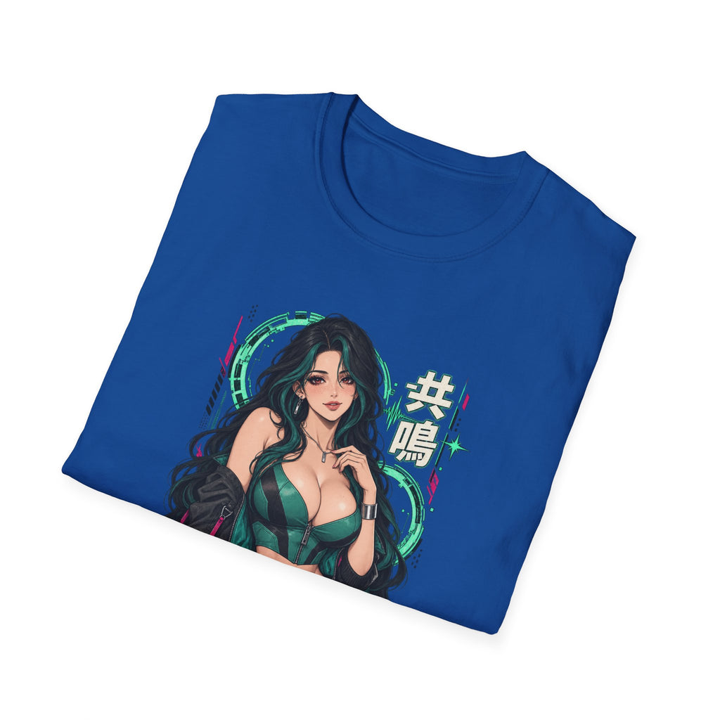 Jade | Sexy Anime Pin Up Girl | Waifu Graphic T‑Shirt