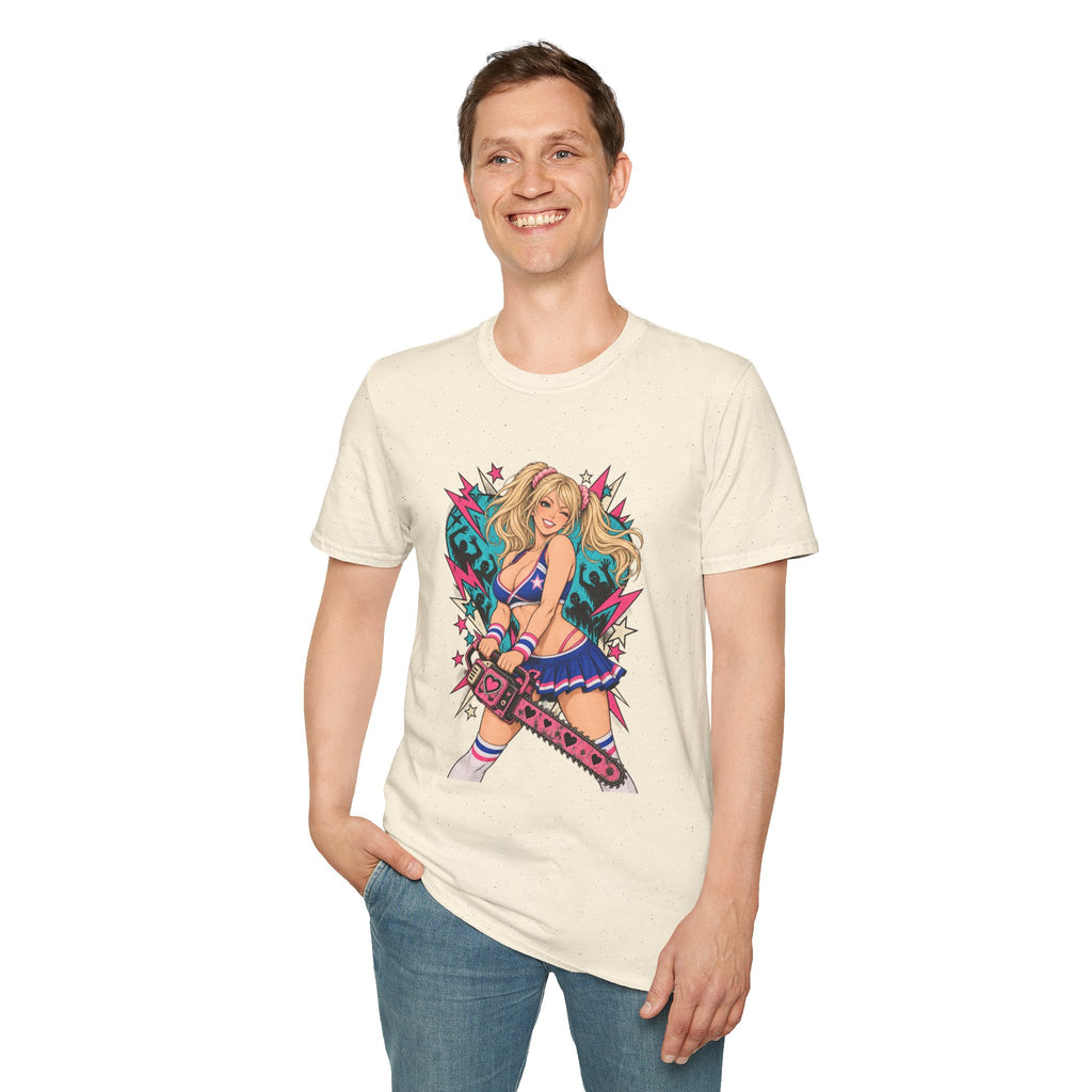 Juliet Starling | Lollipop Chainsaw | Zombie Game | Sexy Pin Up Girl T Shirt