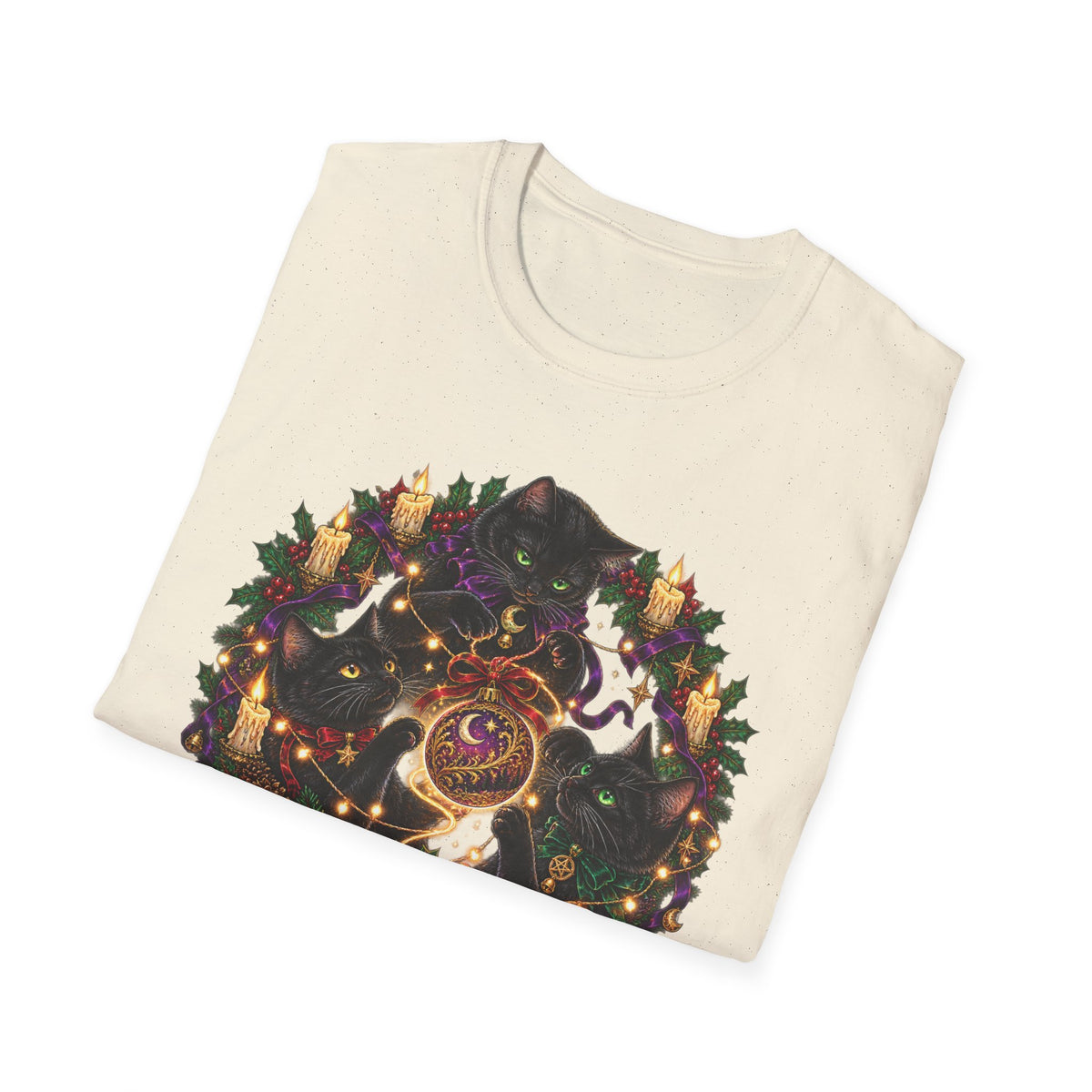 Festive Mischief | Cat Lover Christmas Holiday T-Shirt