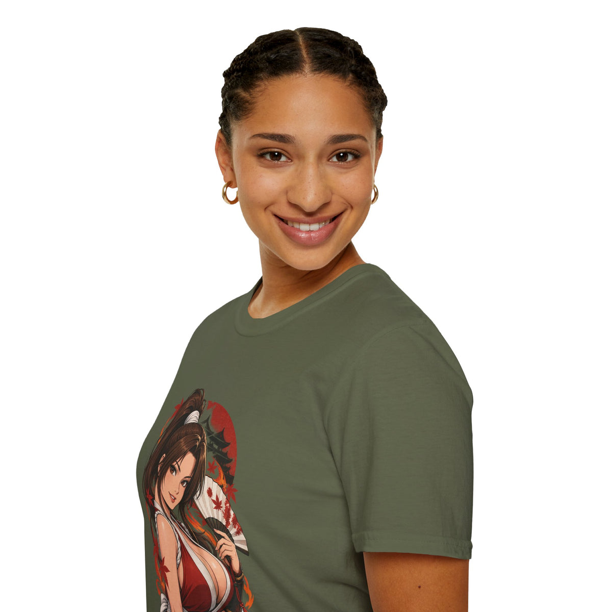 Mai Shiranui | Fatal Fury | Anime Pin Up Kimono Girl T-Shirt