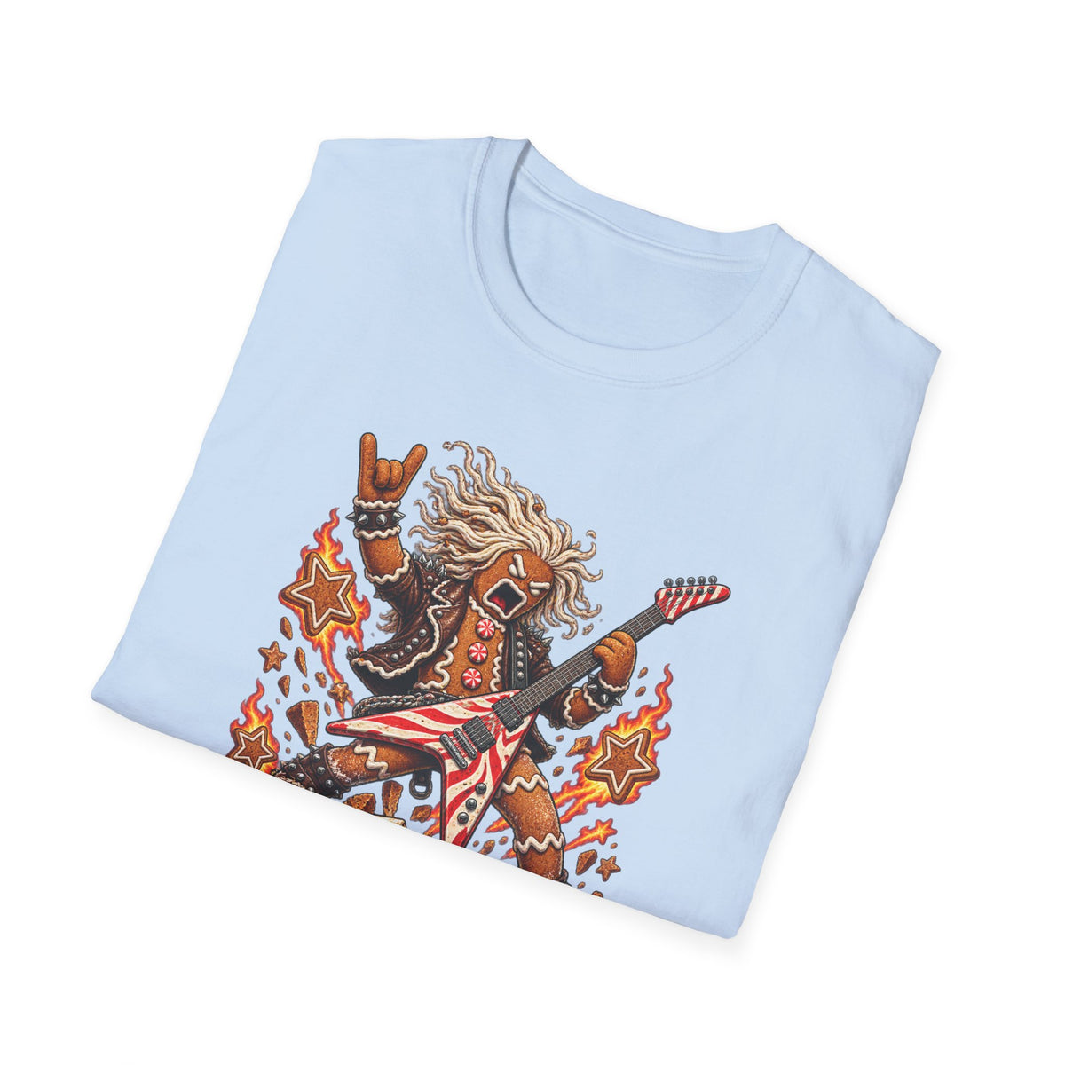 Gingerbread Headbangers | Christmas Funny Rock T-Shirt