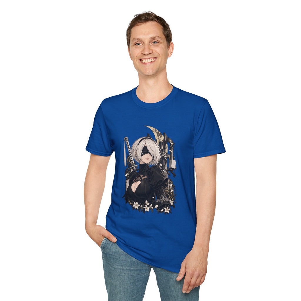 2B | Nier Automata | Anime Character Gothic T-Shirt
